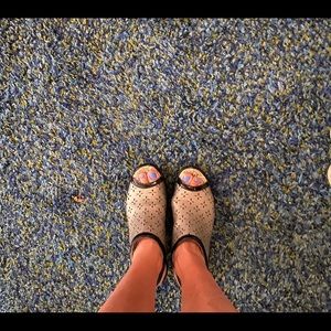 Fly London eyelet wedge size 37 approx 6.5-7 usa